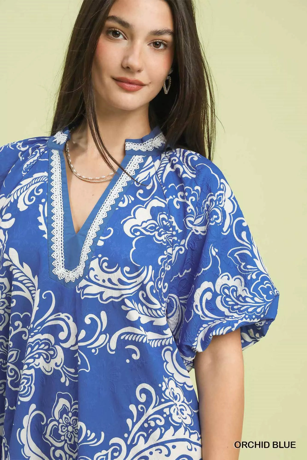 Umgee Jacquard Two Tone Mini Dress