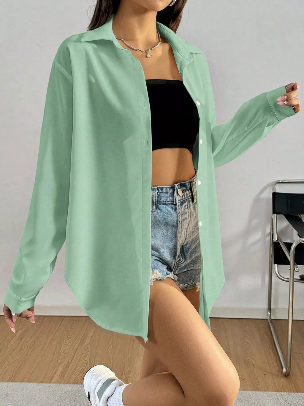 Button Up Long Sleeve Shirt
