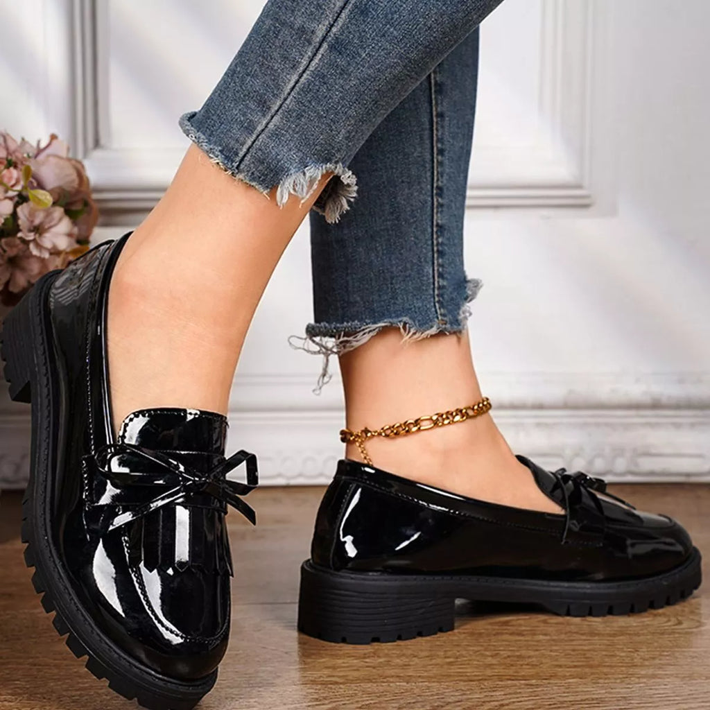 Round Toe Slip-Ons
