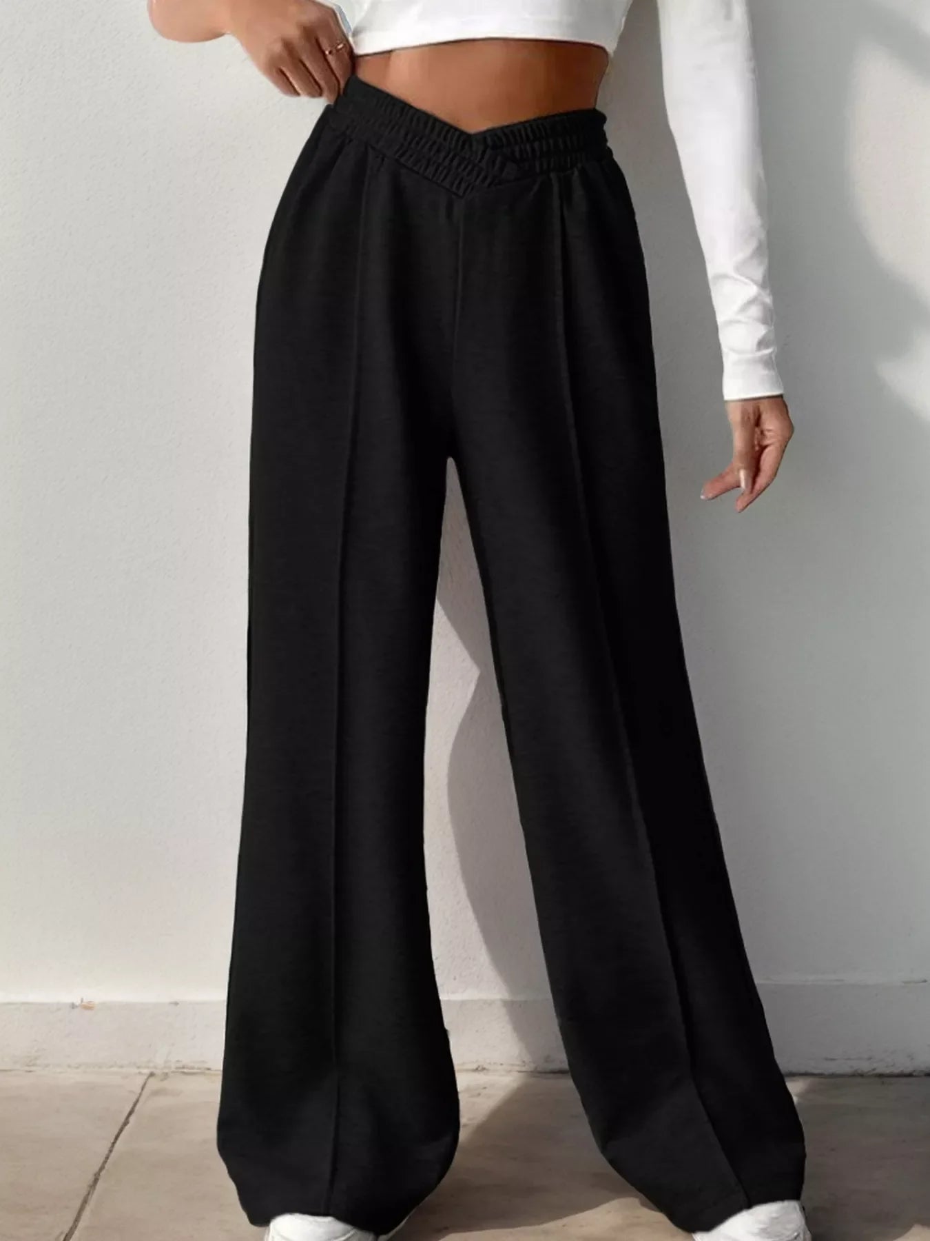 Wide Leg High Waist Pants