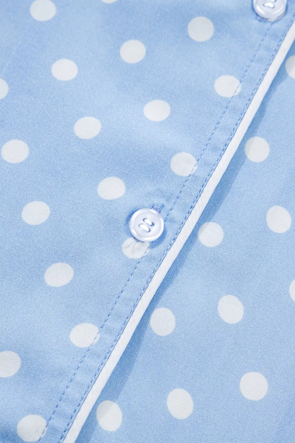 Dotted Print Soft Short Pajama Set