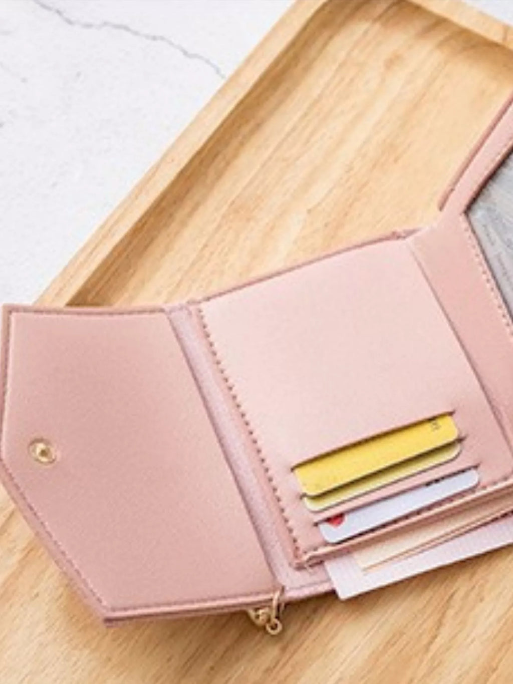 PU Leather Tassel Wallet
