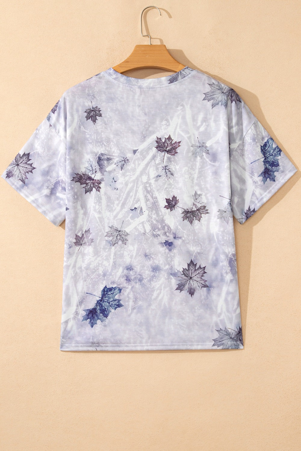 Camouflage Woodland Print Drop Shoulder Tunic Tee