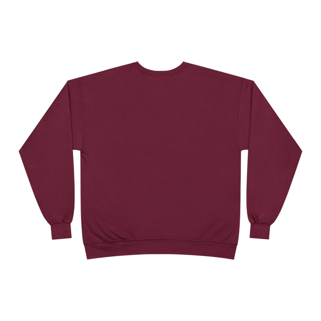 Jesus Crown Crewneck Sweatshirt — Gold Script Inspirational Pullover