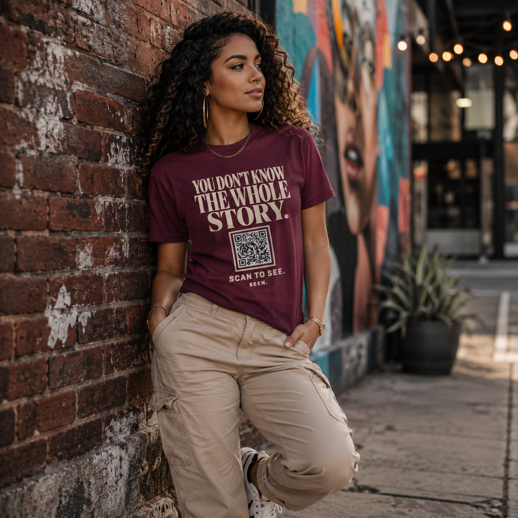 SEEN. QR Tee — You Don't Know The Whole Story