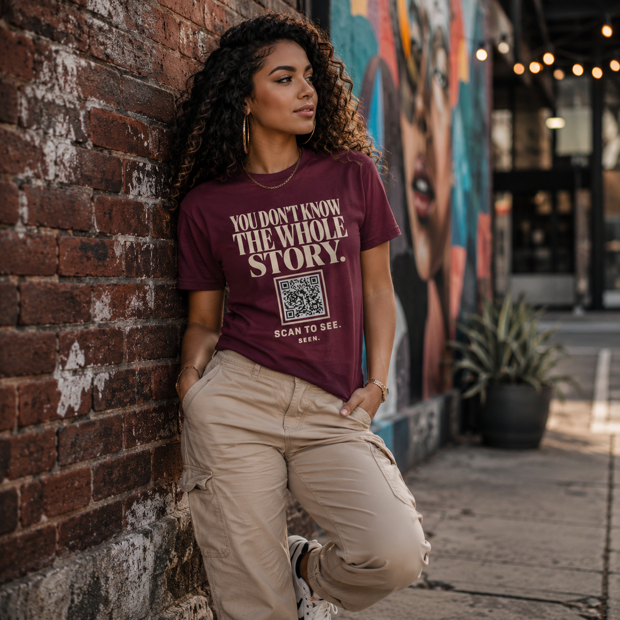 SEEN. QR Tee — You Don't Know The Whole Story