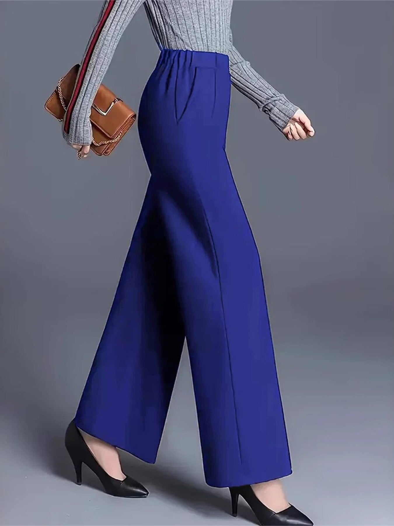 High-Waisted Wide Leg Pants