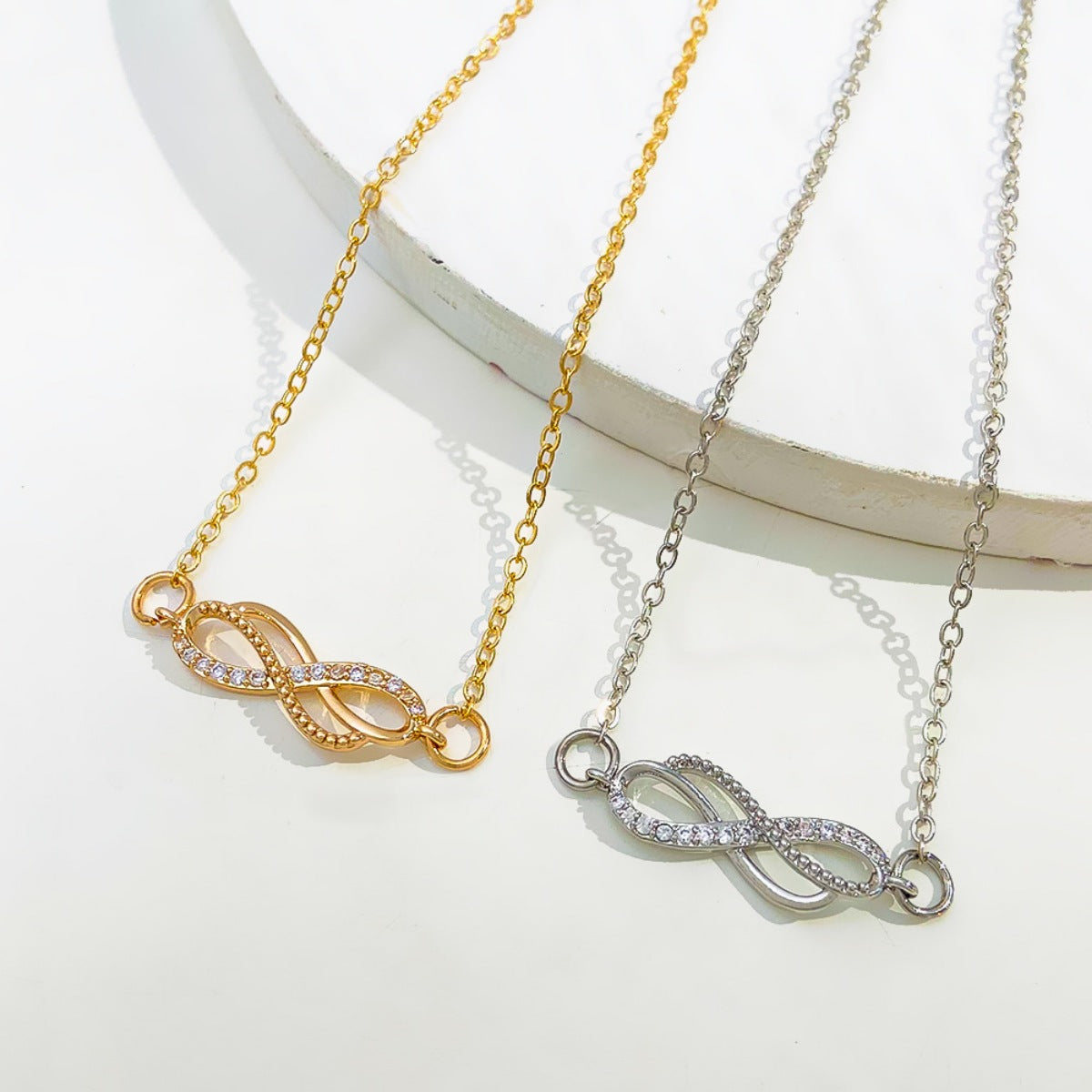 Infinity Knot Charm Bracelet