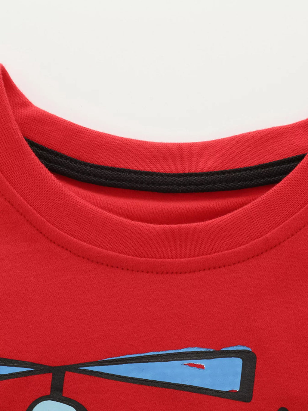Children's Helicopter Graphic Tee and Shorts Set