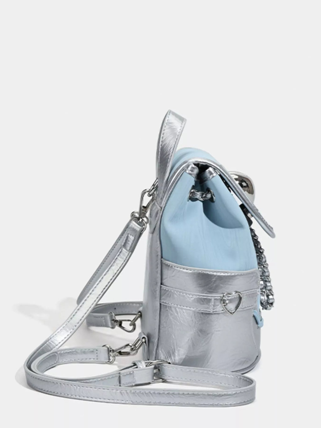 Heart Flap Backpack Bag