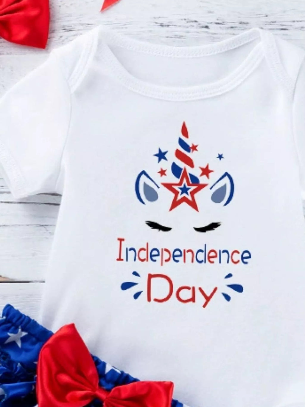 Children's Little Miss America Patriotic Outfit Set