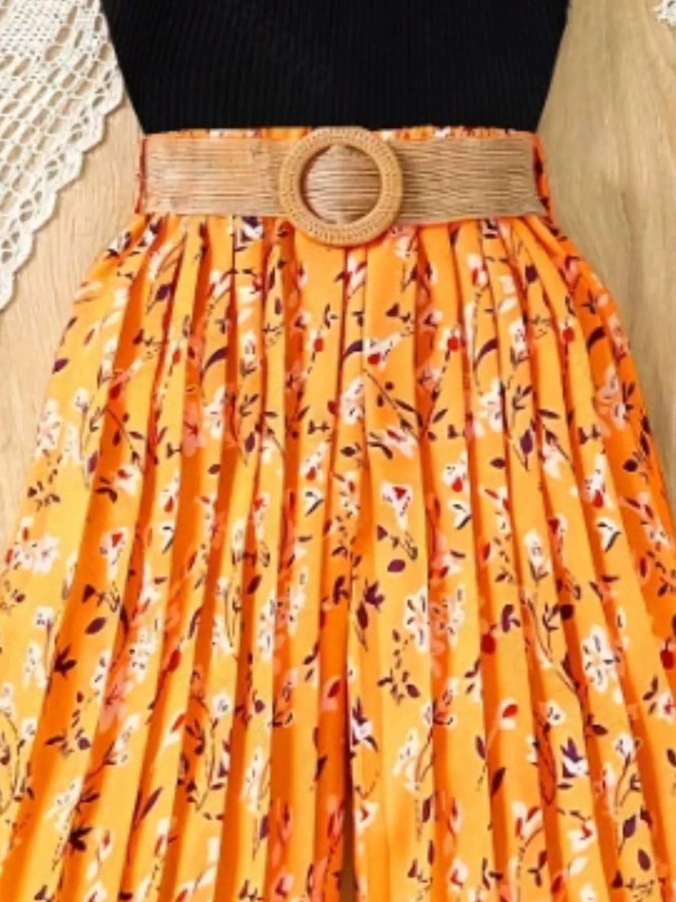 Children's Sleeveless Top & Wide Leg Pants Set