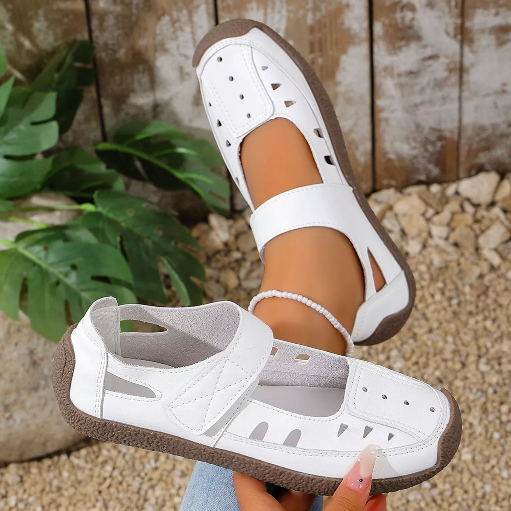 Round Toe Platform Slip-Ons