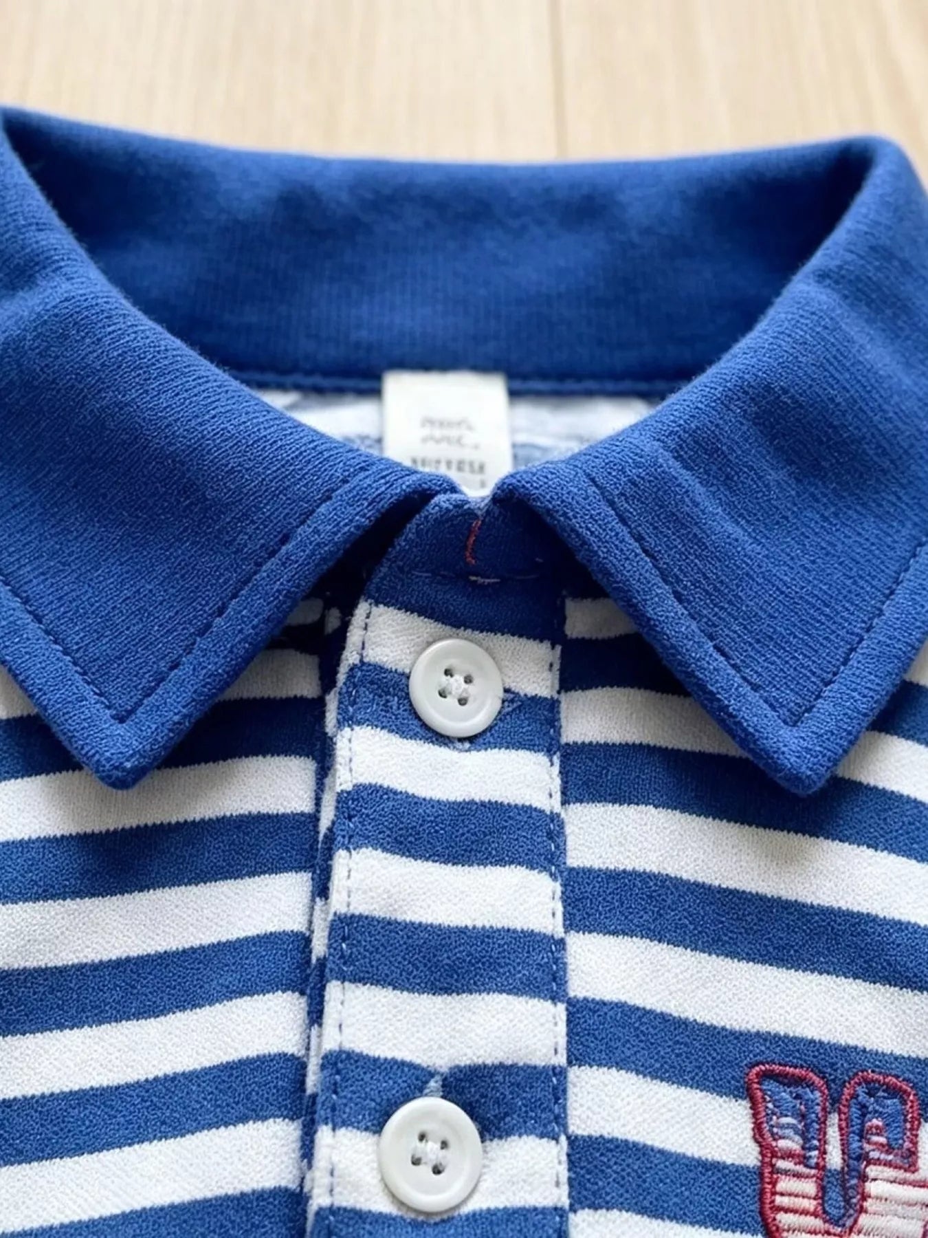 Children's Patriotic Striped Polo & Shorts Set