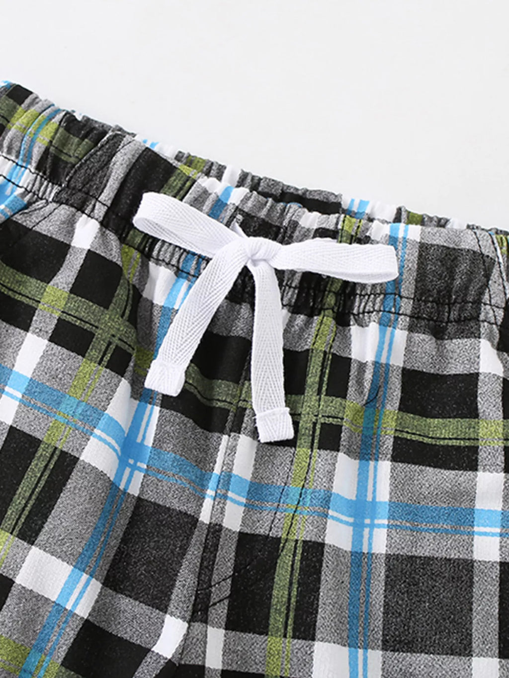 Children's Surf Rider Graphic Tee & Plaid Shorts Set