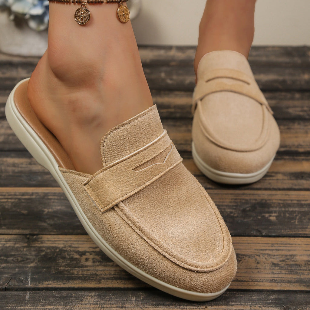 Round Toe Slip-Ons