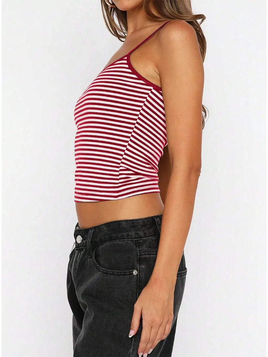 Striped Scoop Neck Cami