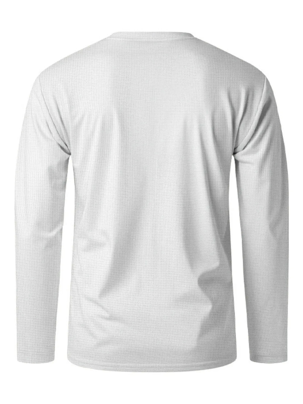 Men's Full Size Button Detail Long Sleeve T-Shirt Plus Size