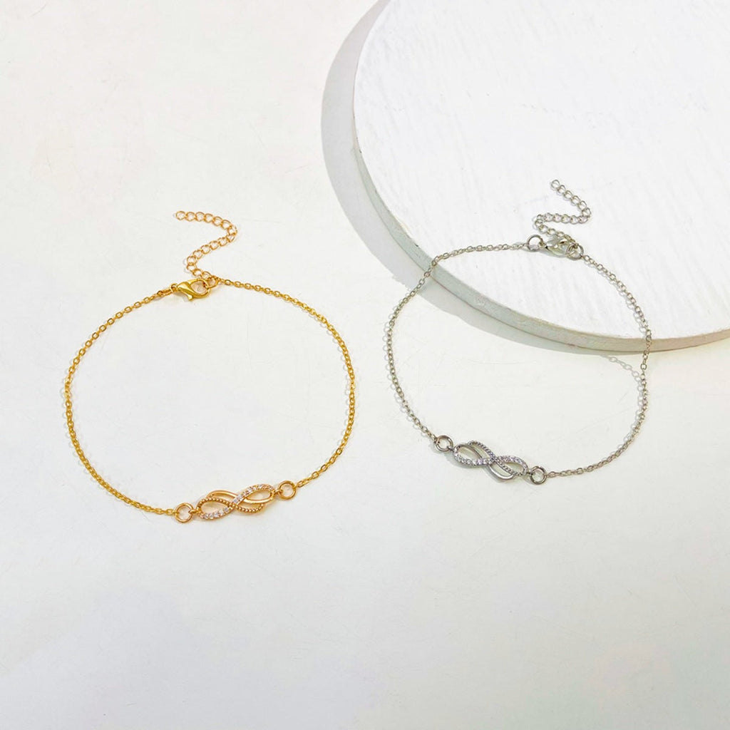Infinity Knot Charm Bracelet