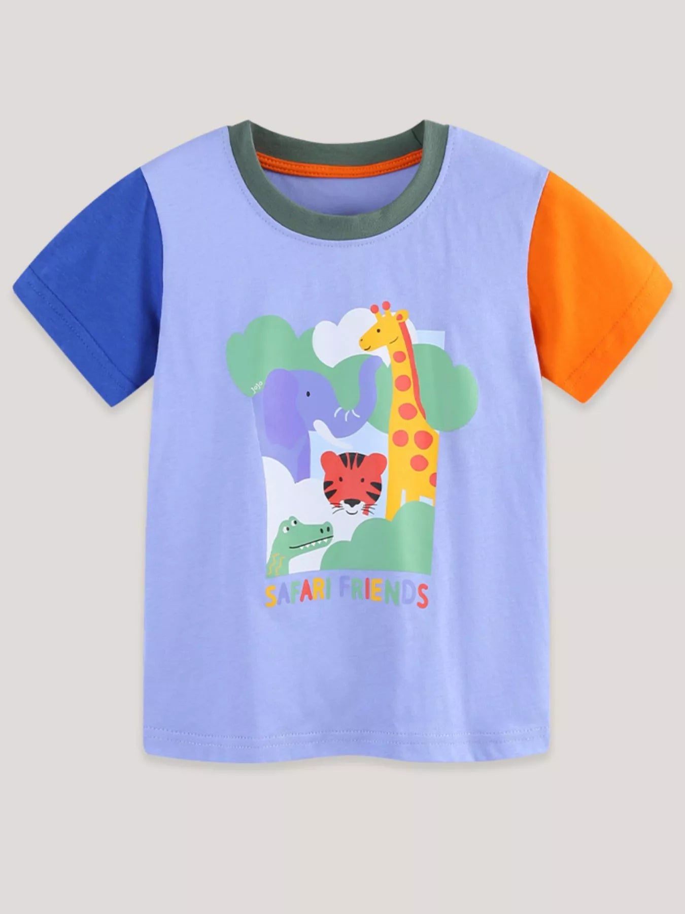 Children's Animal Graphic Short Sleeve T-Shirt