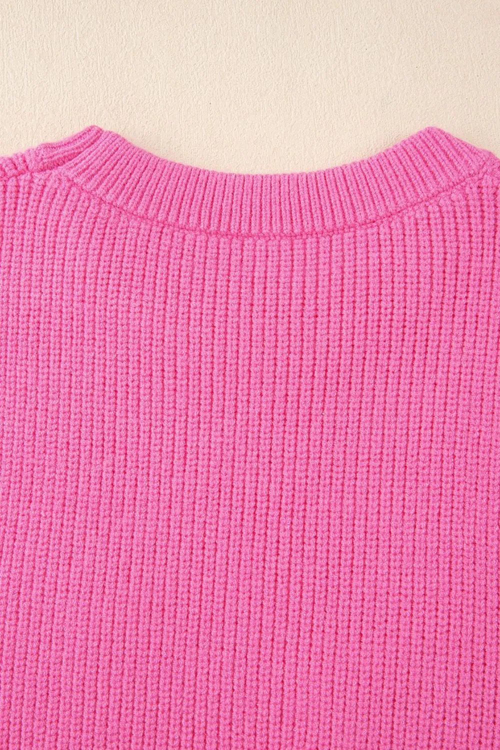Western Horse Embroidered Round Neck Sweater