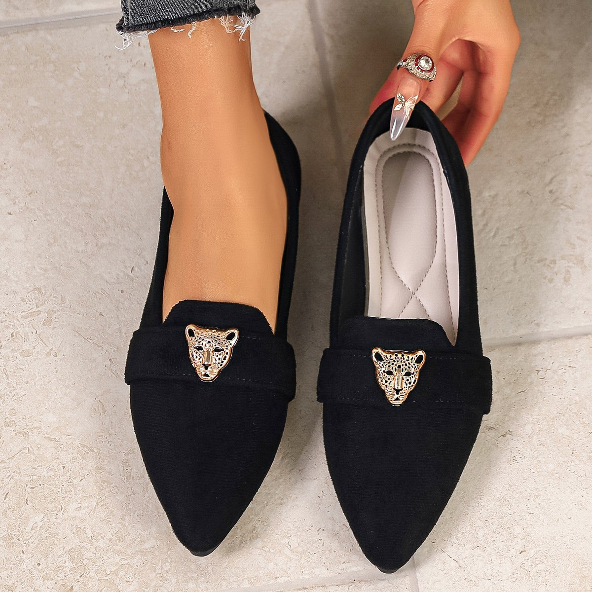 Point Toe Slip-Ons