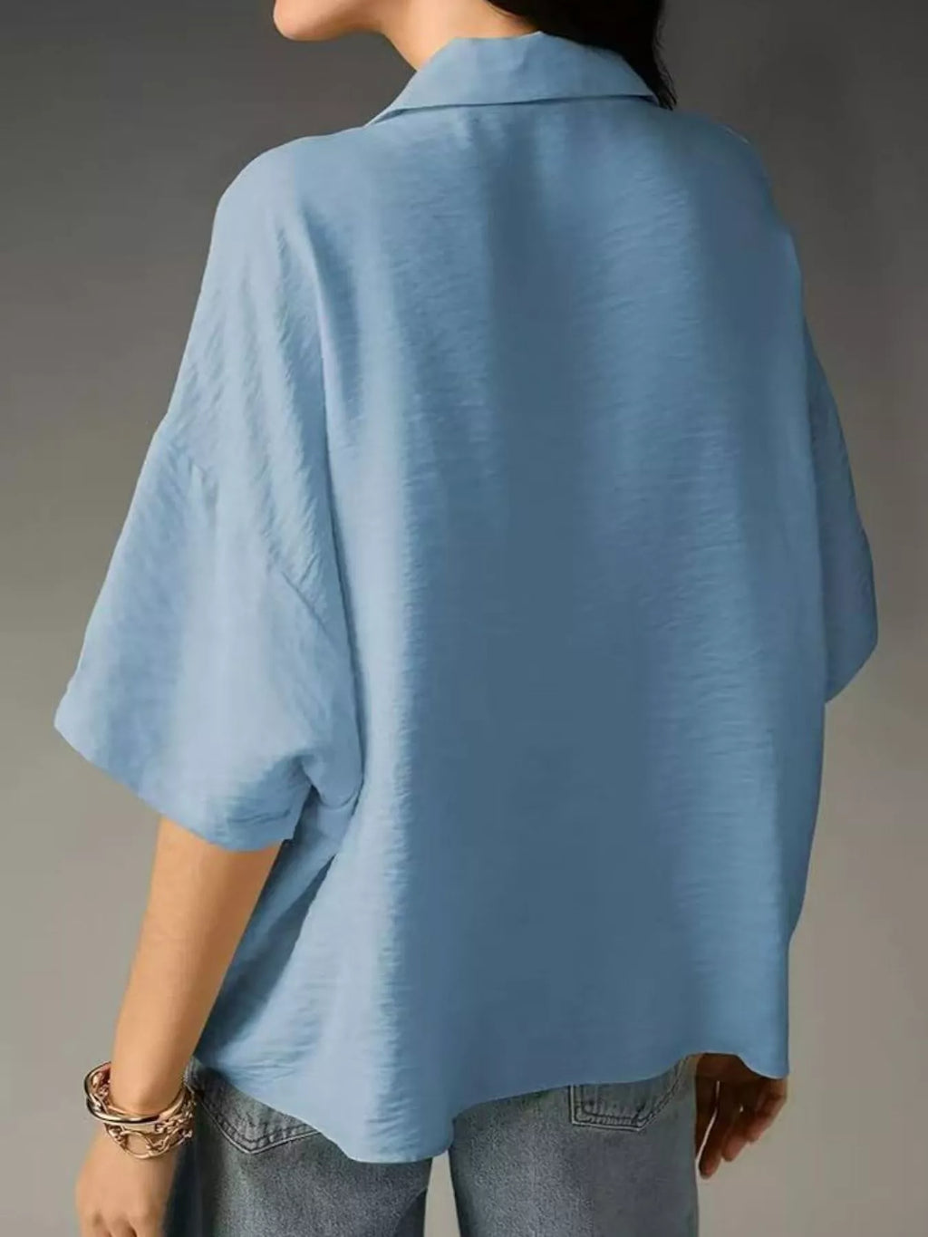 Relaxed Fit Half Sleeve Blouse