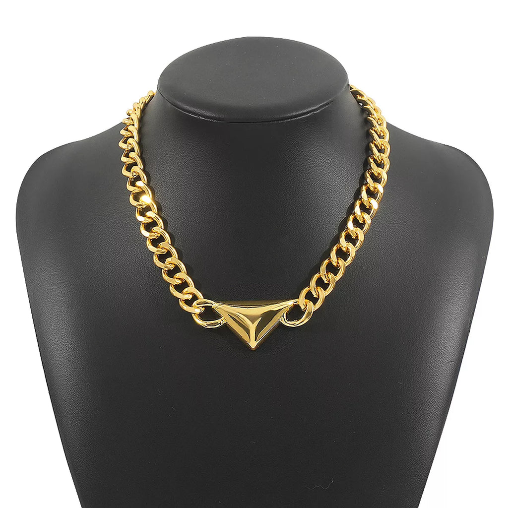 Alloy Geometric Necklace