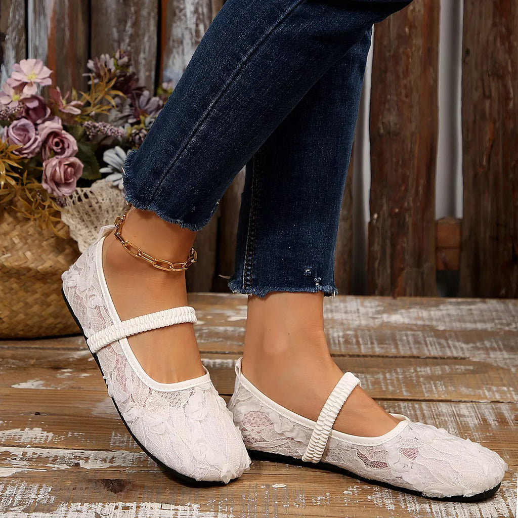 Round Toe Flats Slip-Ons