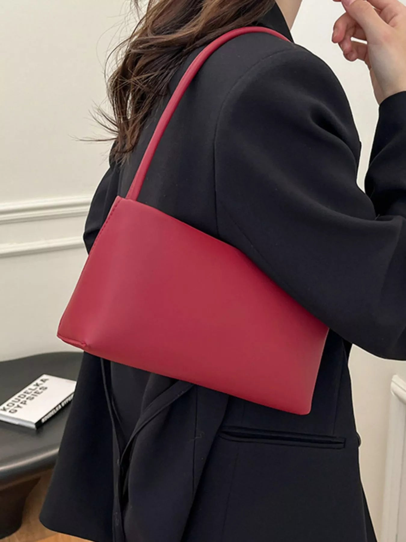 Leather Rectangular Shoulder Bag