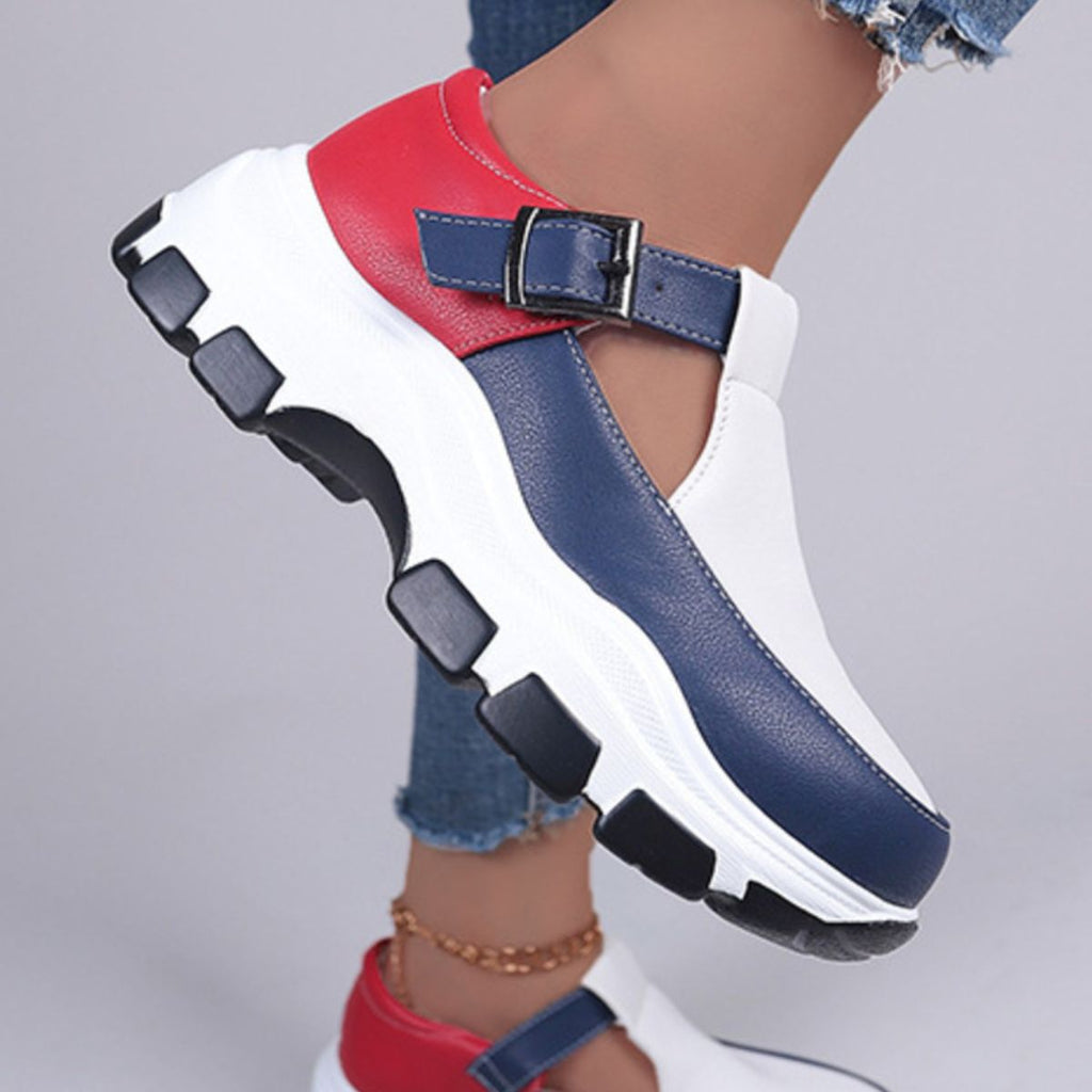Round Toe Platform Loafers