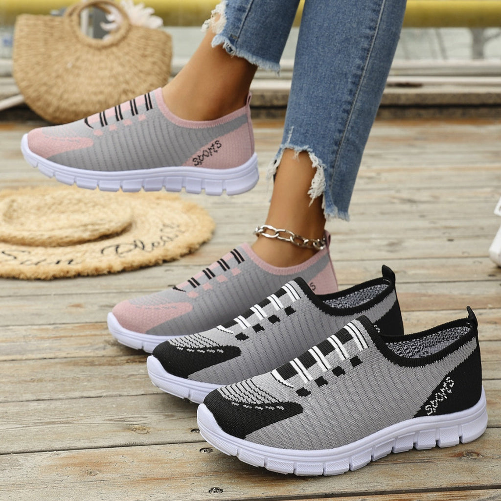 Mesh Round Toe Sneakers