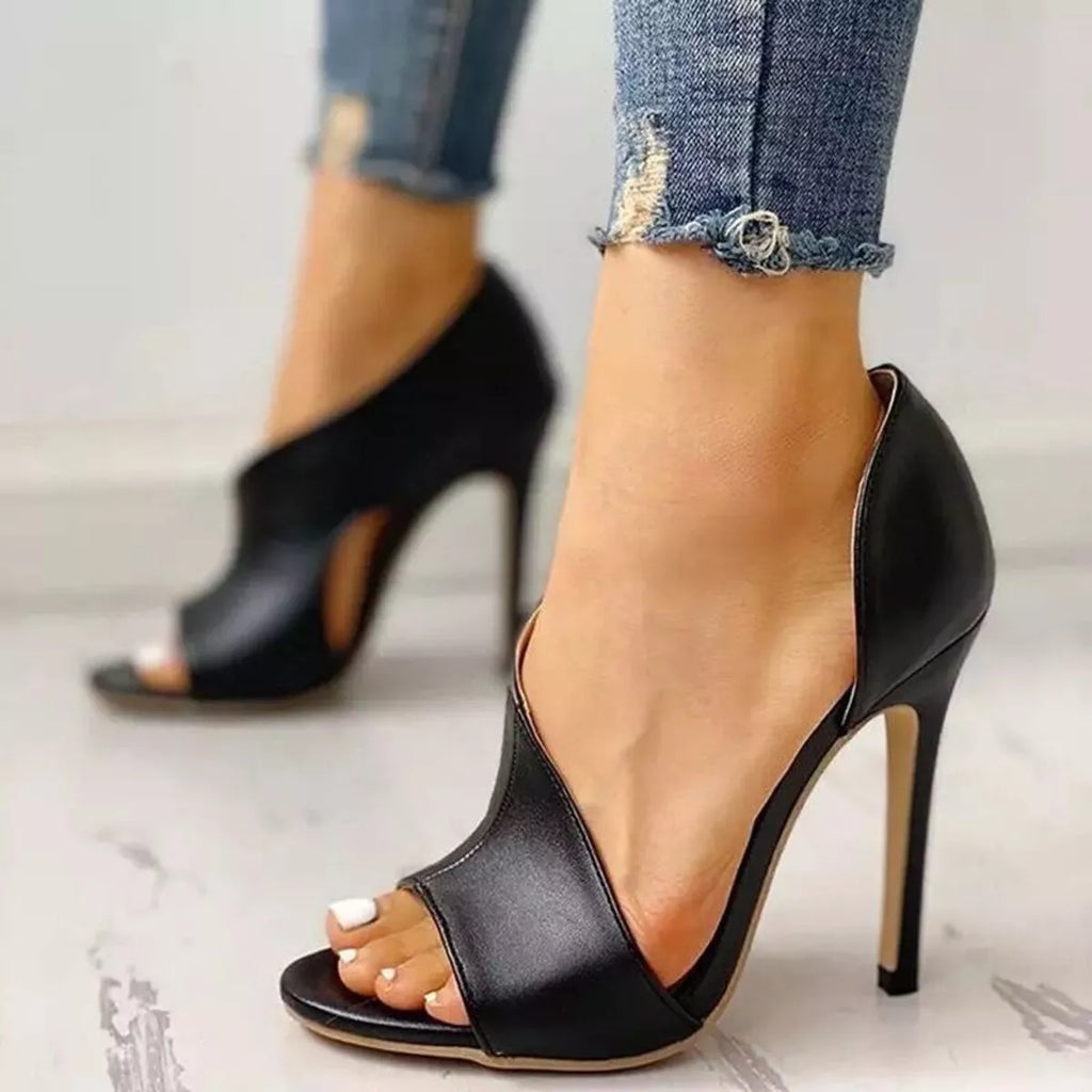 Open Toe Stiletto Sandals
