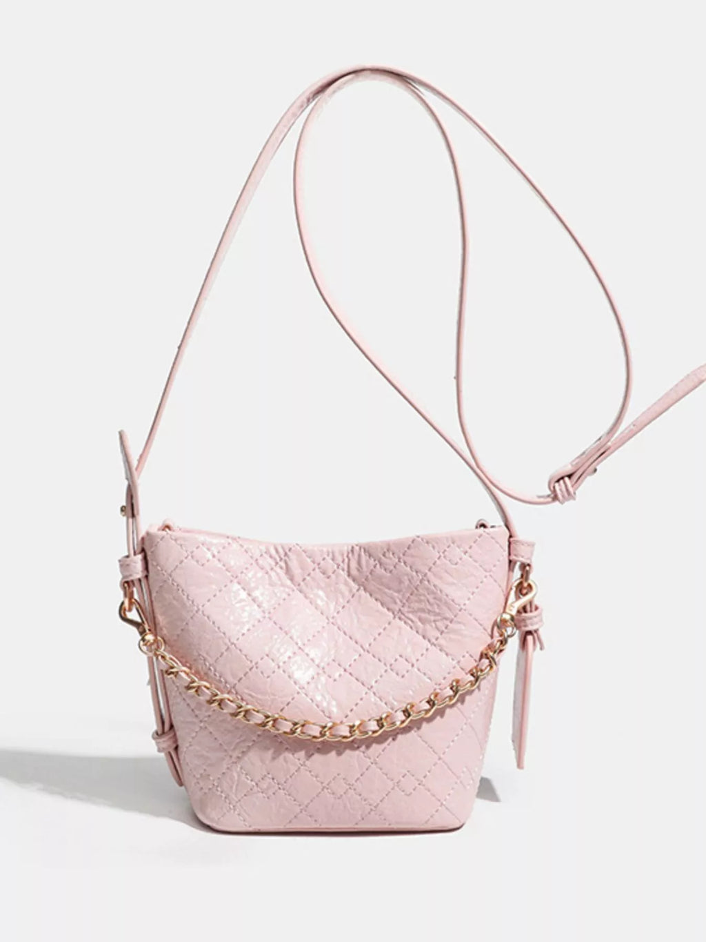 Adjustable Strap Bucket Bag