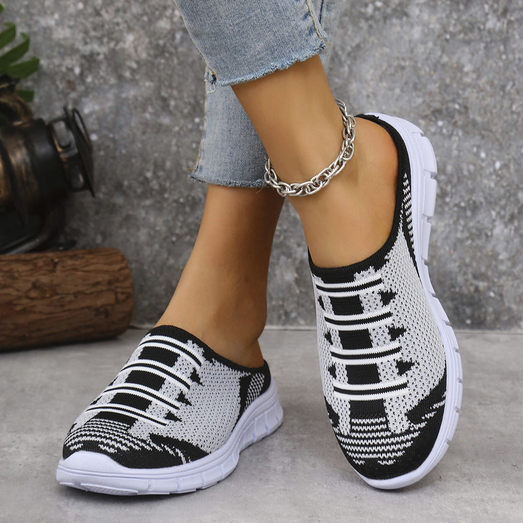 Breathable Knit Slip-Ons