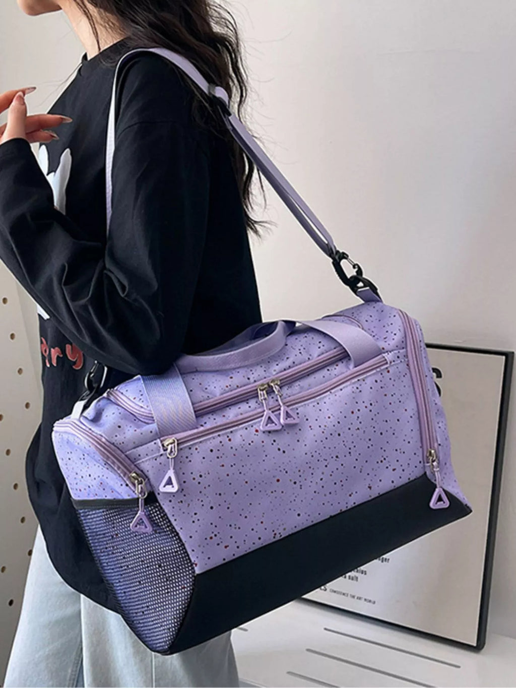Color Block Travel Bag