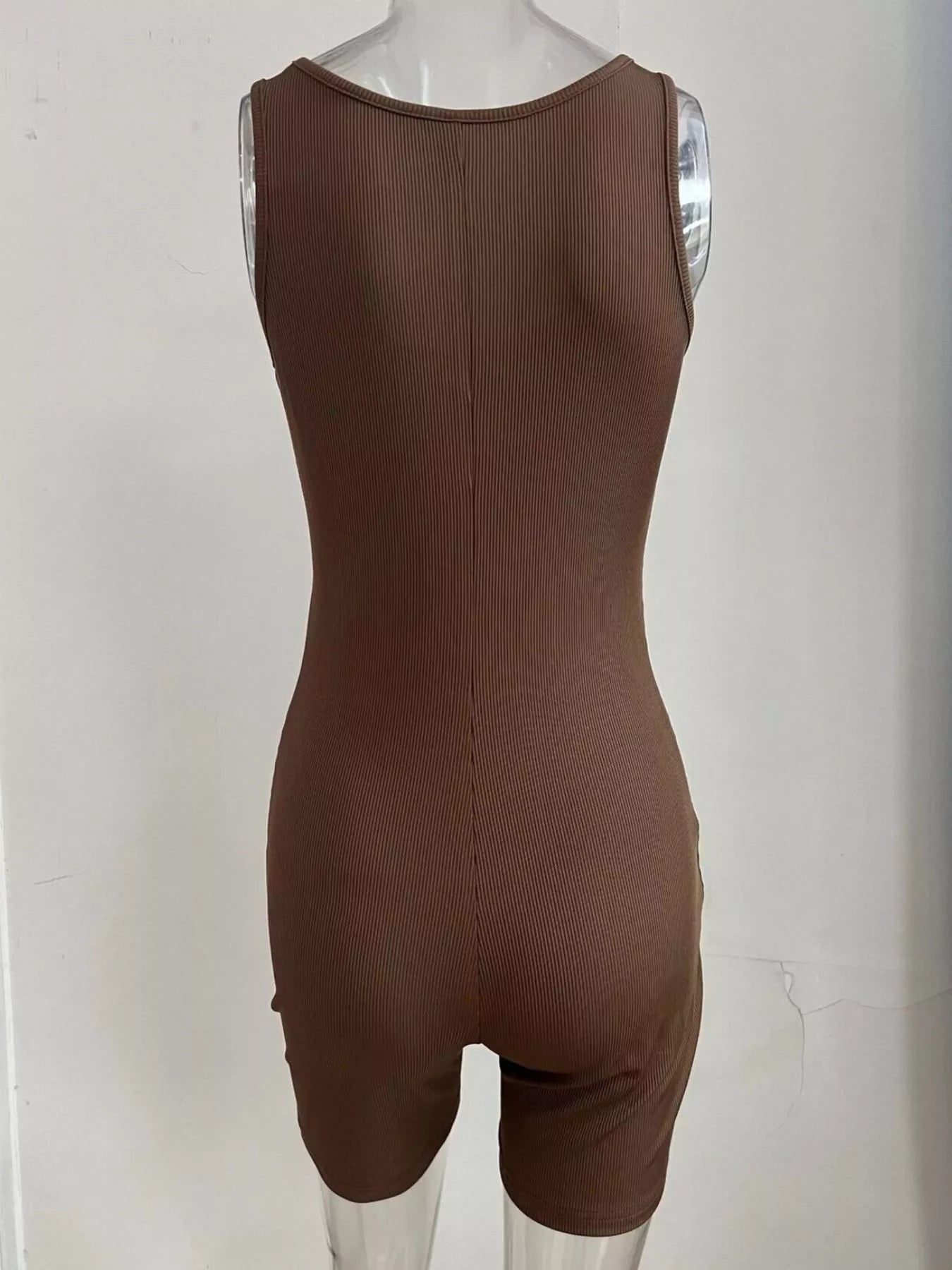 Wide Strap Slim Fit Romper