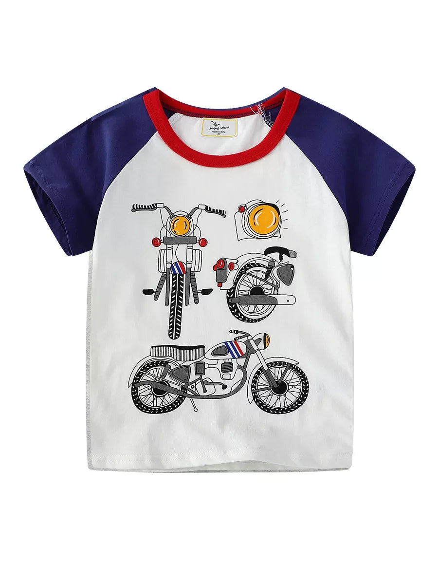 Children's Raglan Sleeve Casual T-Shirt