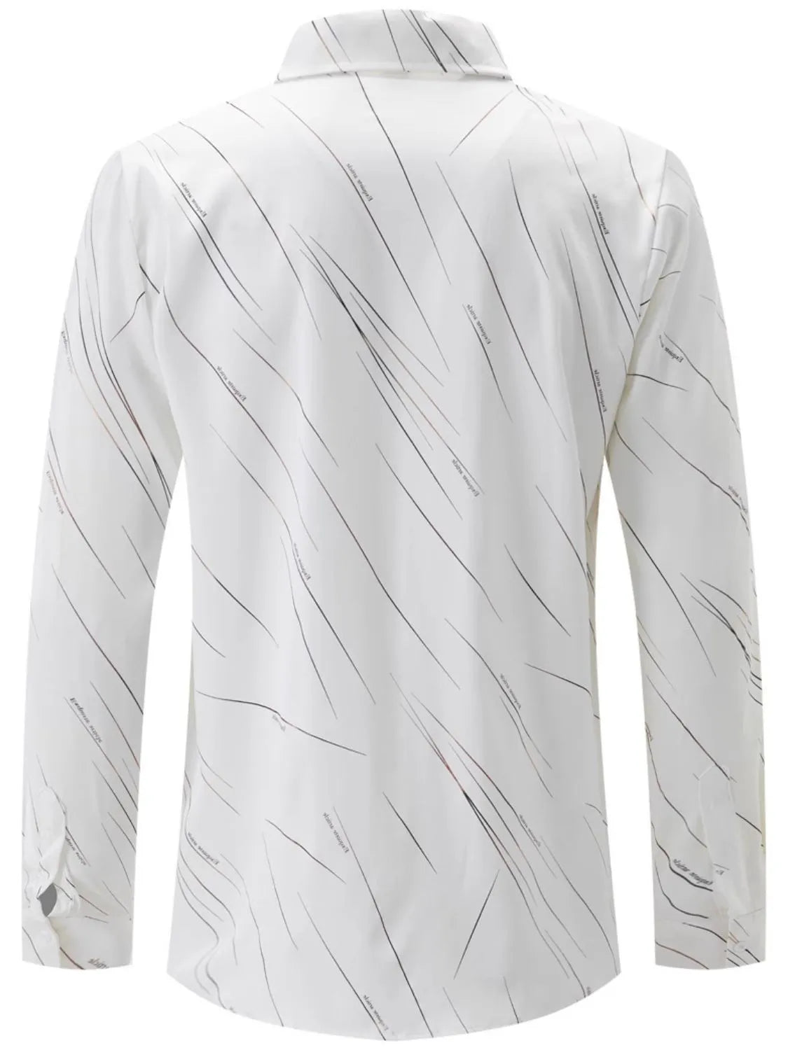 Men's Full Size Button Up Long Sleeve Shirt Plus Size