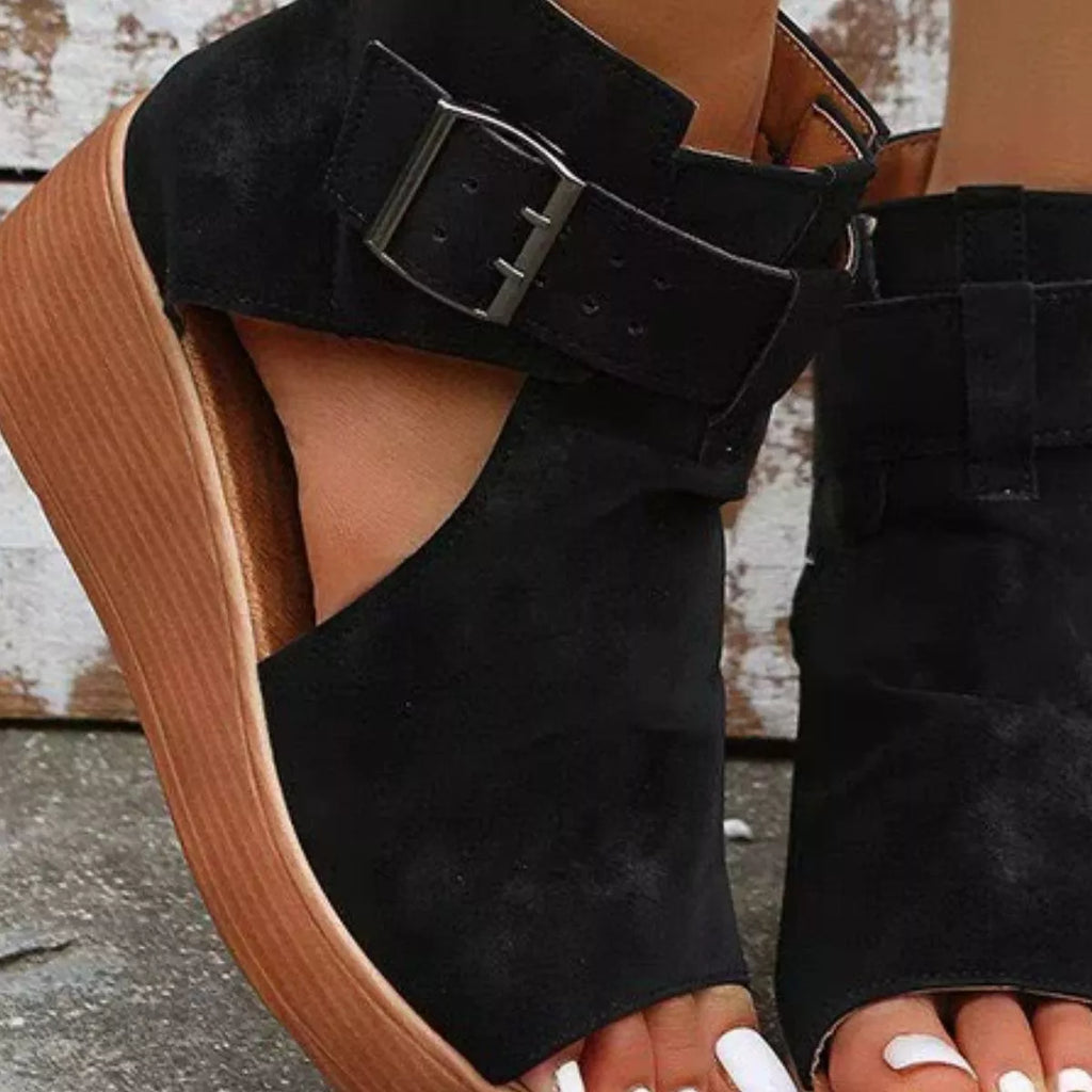 Open Toe Wedge Sandals