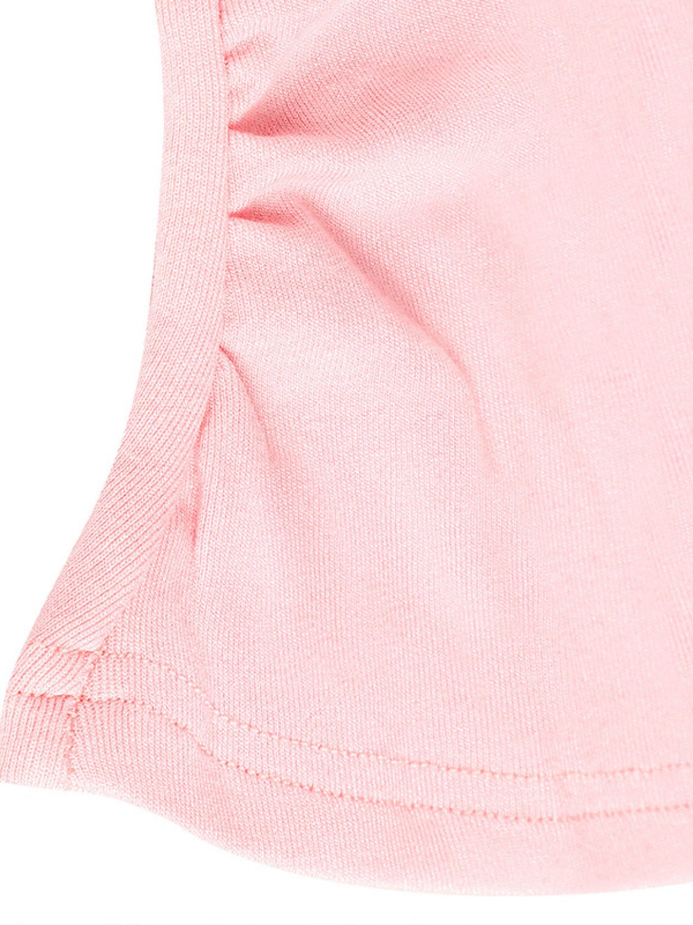 Tie-Front Puff Sleeve T-Shirt