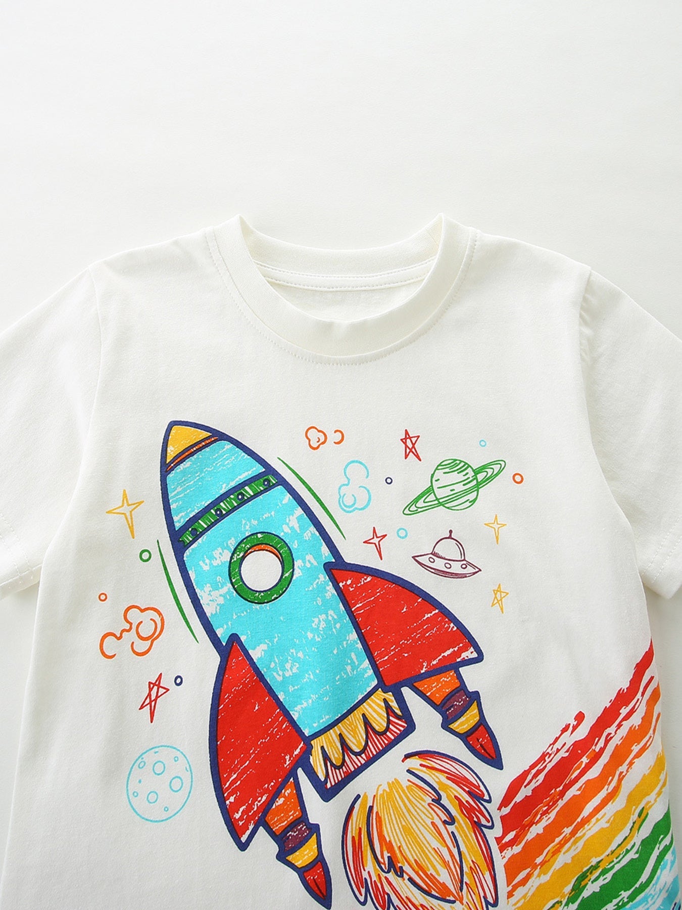 Children's Space Graphic T-Shirt 3 Piece Set