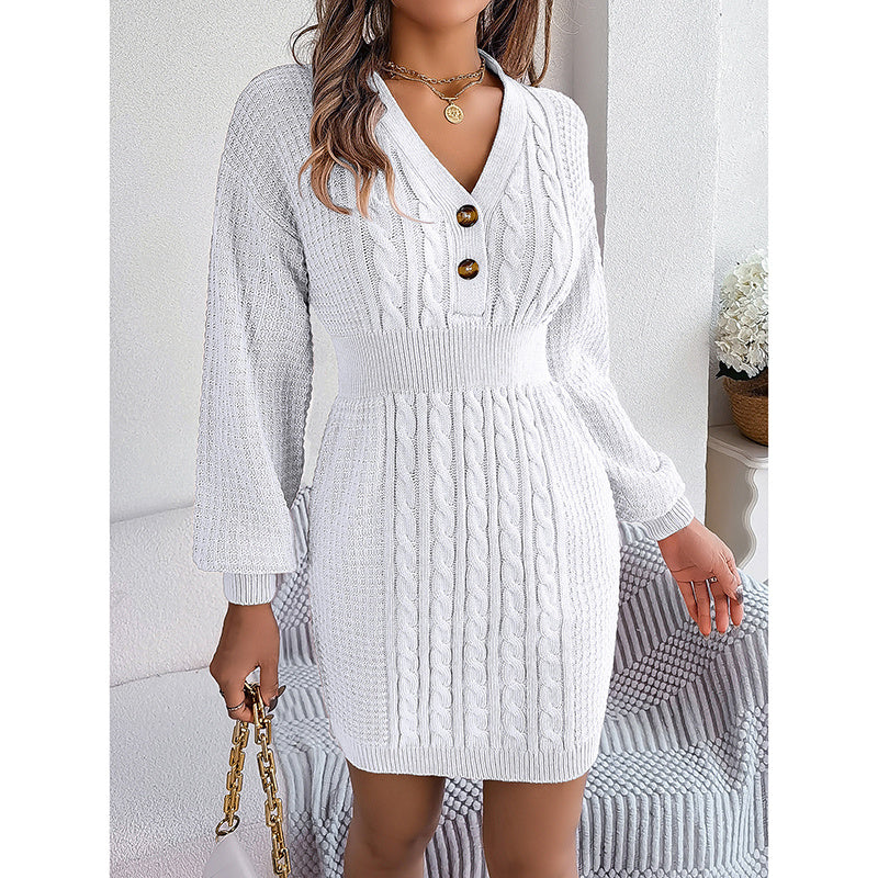 Women’s Cable Knit Sweater Dress