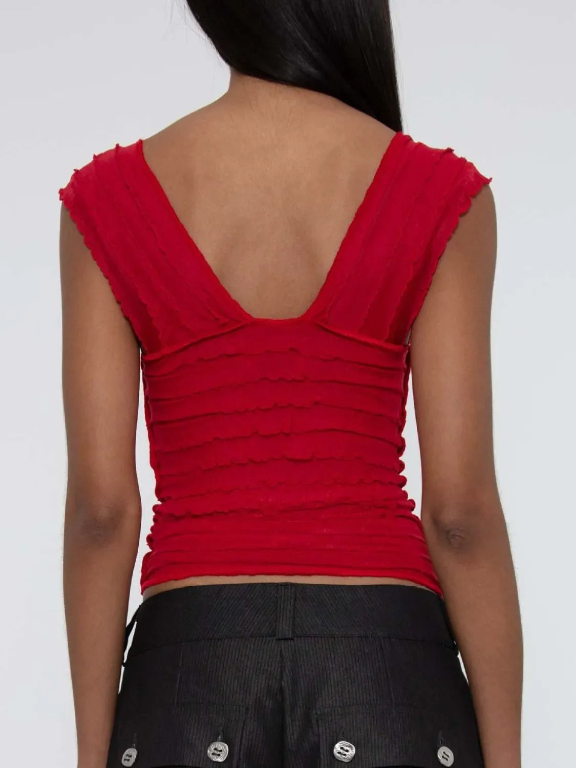 Ruched Solid Tank