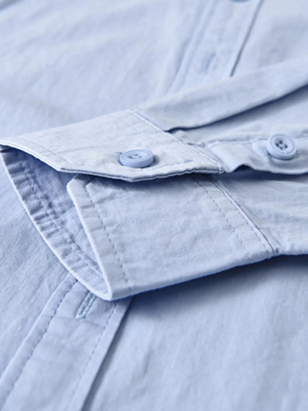 Men's Plus Size Button Up Long Sleeve Shirt