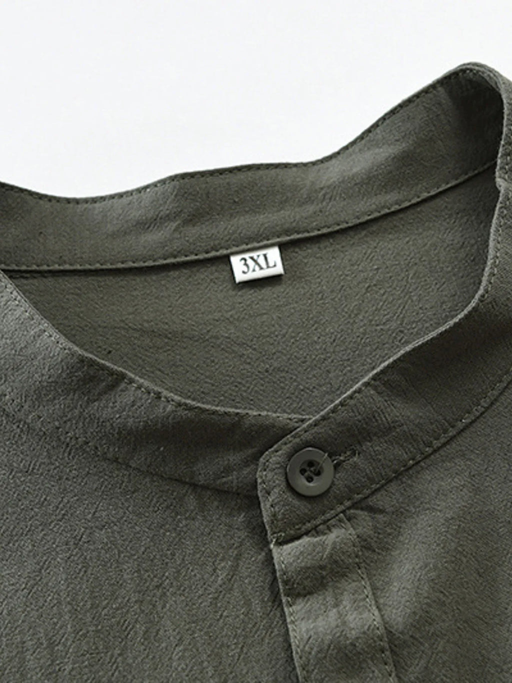 Men's Plus Size Button Down Half Sleeve Shirt