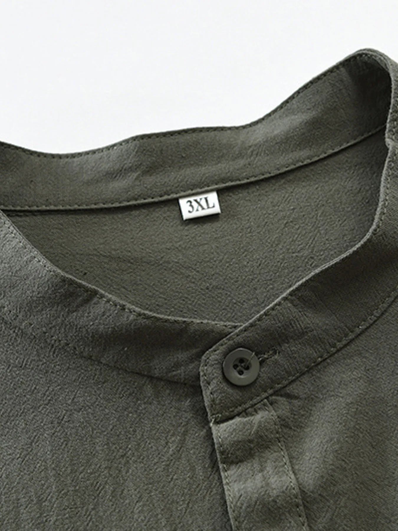 Men's Plus Size Button Down Half Sleeve Shirt