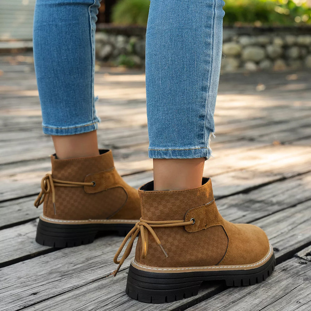 Block Heel Ankle Boots