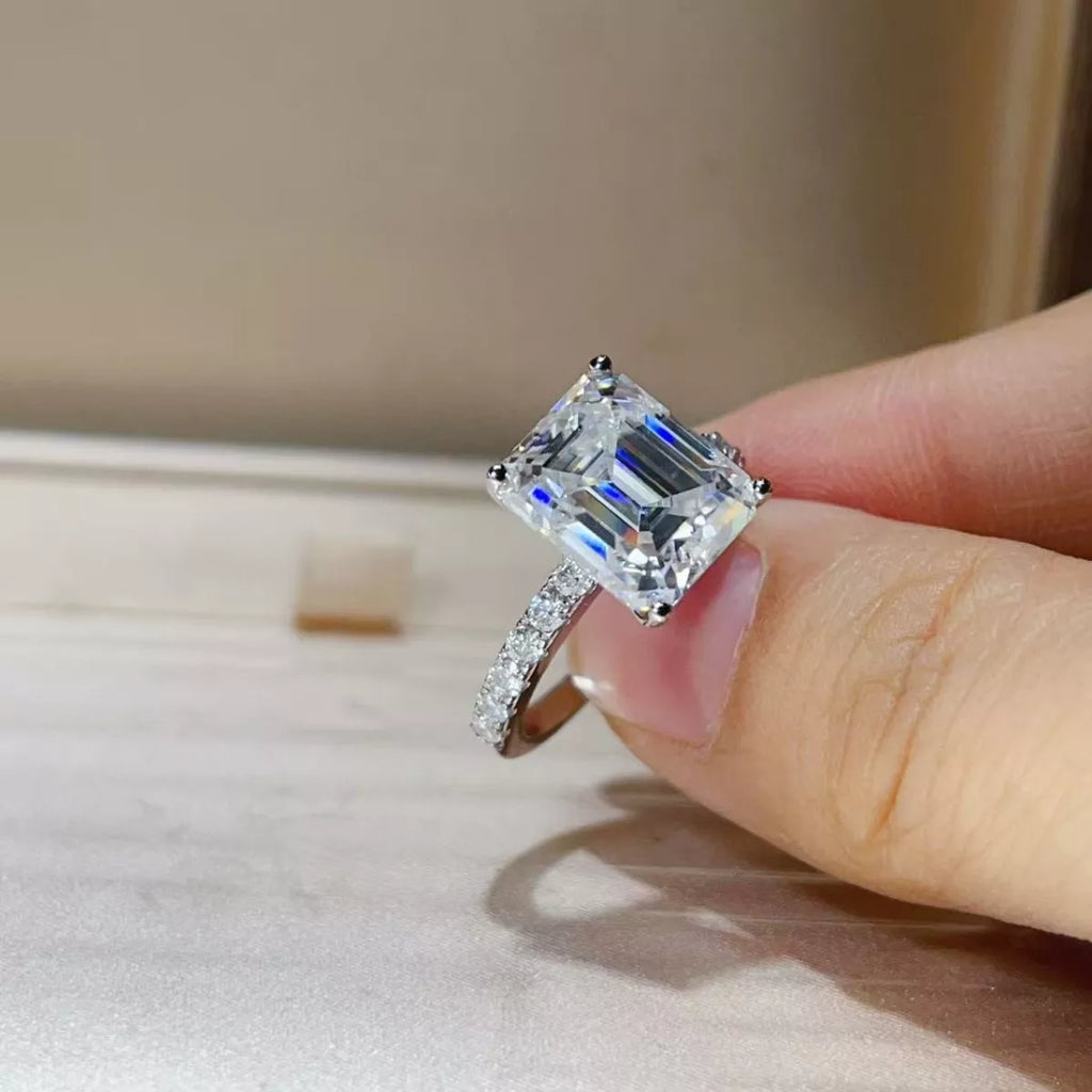 5 Carat Moissanite 925 Sterling Silver Ring