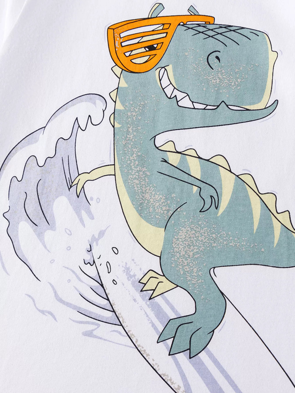 Children's Dinosaur Graphic Tee and Shorts Outfit Set